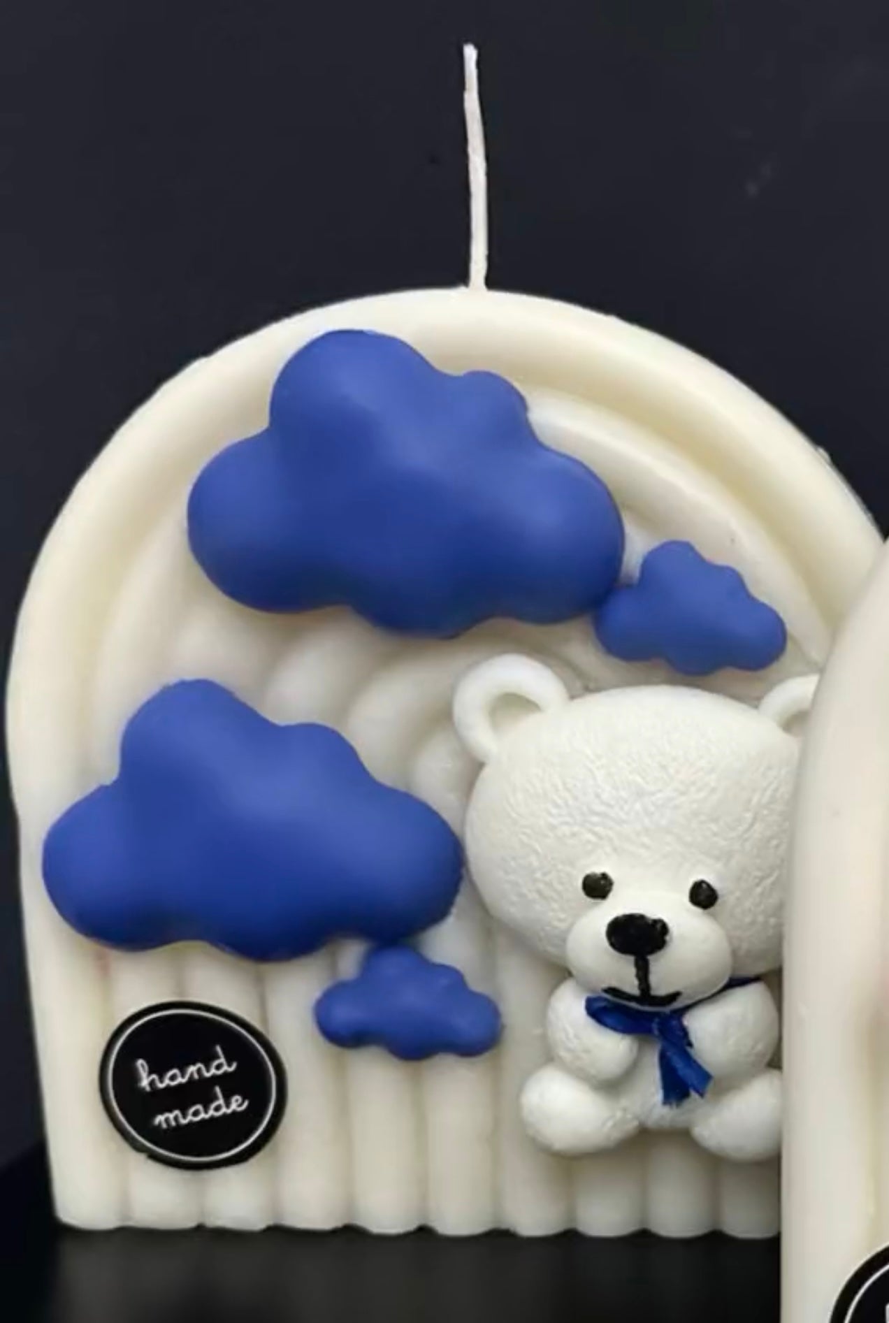 3D Babybären Wolkenmotiv