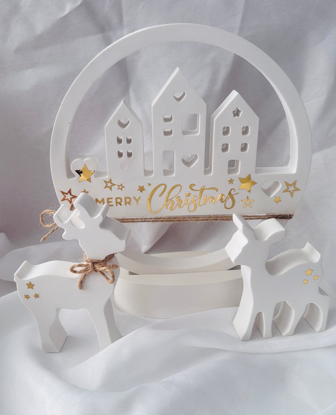 Weihnachtsdeko Häuserbogen