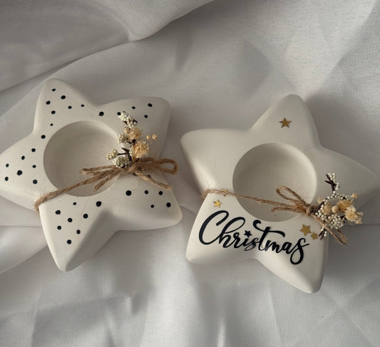 Stern Teelicht 2er Set