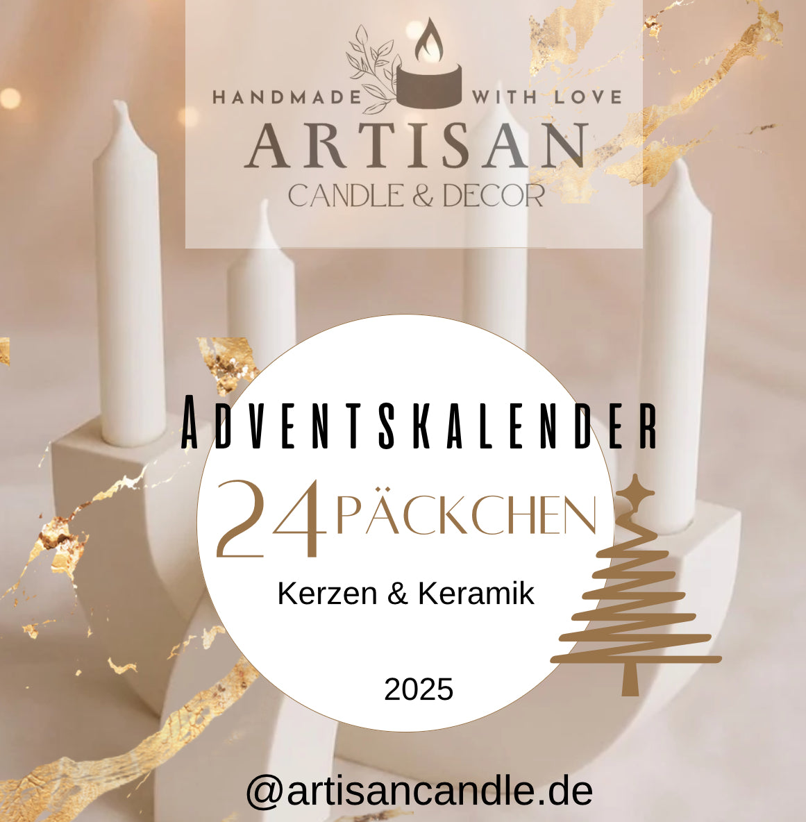 Adventskalender Artisan              Inhalt Candle & Decor „Vorbestellung“